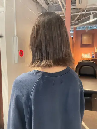 ミディアム カラー レイヤー×初 パーマ|hinakoのヘアスタイル