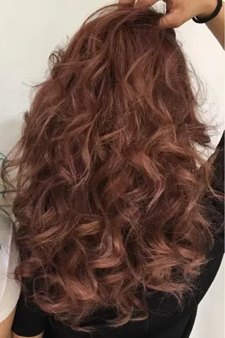 ロング カラー きむえり/髪質改善 /セット/カラーのヘアスタイル