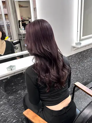 ロング カラー 透明感カラー❄️要 半個室×マンツーマンのヘアスタイル