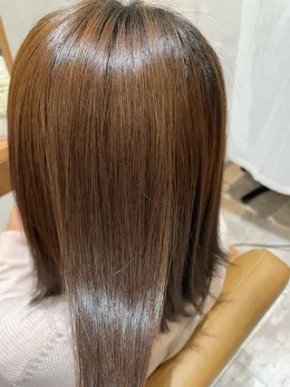 ミディアム 小川 夏生のヘアスタイル