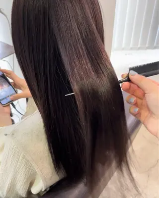 ロング アイブロウリフト パーマモデル/はなのヘアスタイル