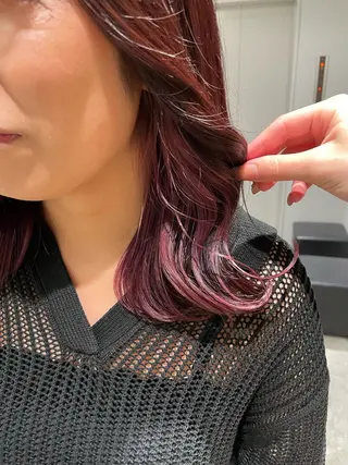 ミディアム カラー Zina【梅田】 /田中 沙弥のヘアスタイル