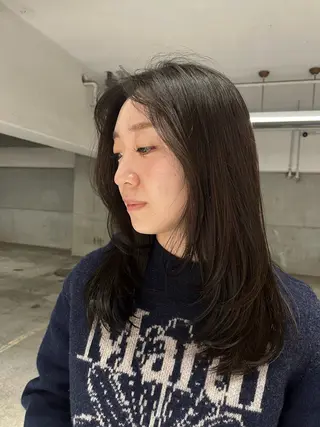 セミロング riko／ SYS by fitのヘアスタイル