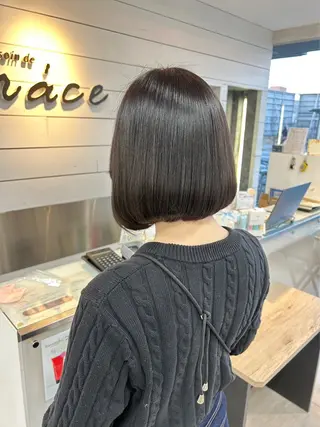 ショート 縮毛矯正✖髪質改善 仁木伸明のヘアスタイル