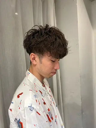 メンズ スパイキー/韓国 パーマ/メンズ/直輝のヘアスタイル