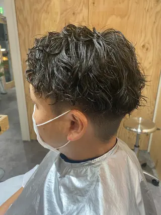 パーマ メンズ メンズブリーチカラー /パーマ ごーた立川のヘアスタイル