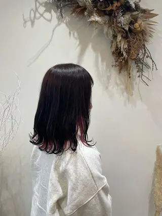 セミロング カラー コハマ ジュリのマツエク・マツパデザイン