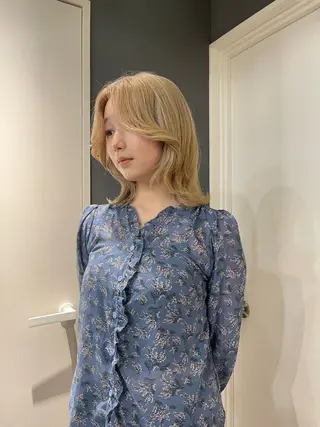 ロング カラー 堀江/艶髪/透明感 カラー/NENE🫧のヘアスタイル