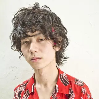 ショート カラー パーマ メンズ yiye 青山所属・無料カットモデル募集 🌱ひょうがのヘアスタイル