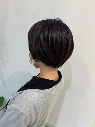 ショート 極艶透明感カラー🐰 髪質改善/出雲つぐみのヘアスタイル