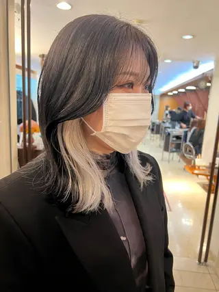 ミディアム カラー ナナナパレナ所属・NARUSE✂︎ カラースペシャリストのヘアスタイル