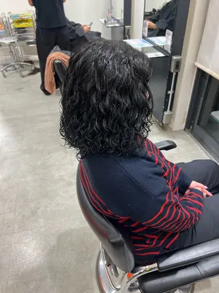 ミディアム パーマ fifth神宮前 HIN★T★のヘアスタイル