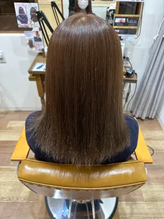 ミディアム カラー 透明感カラー/韓国風 /髪質改善/ゴトウのヘアスタイル