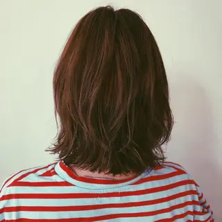 ミディアム カラー 山下 直人のヘアスタイル