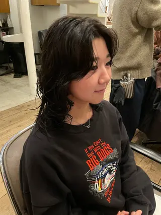 ミディアム 🍁ロングパーマ.ニ ュアンス🍁陸来のヘアスタイル