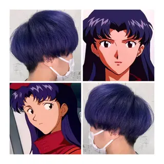 ショート カラー GARU-ガル-所属・TSUNO🦖 派手髪/オタク美容師のヘアスタイル