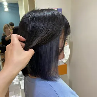 ショート カラー 髪質改善/ストレート /透明感/西川奈穂のヘアスタイル