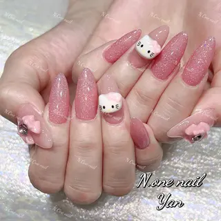 ネイル 長いだし/スカルプ/ パラシェルN.oneのネイルデザイン