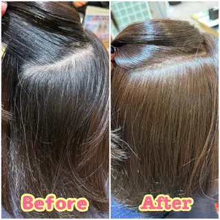 ミディアム カラー こいけ しゅんのヘアスタイル