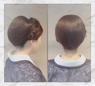 ロング ヘアアレンジ ヘアセット/着付け 𓇼 松本 夏美𓇼のヘアスタイル