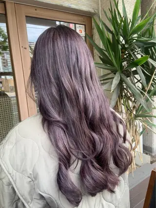 ロング カラー うる艶カラー🤍 SAKI🧸錦糸町のヘアスタイル