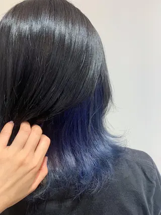 ミディアム カラー 近藤千翔🩵 髪質改善Periodのエステ・リラクイメージ