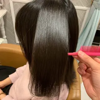 ロング カラー パーマ Lond re Maison所属・骨格補正ショート／艶 カラー🌸さくら🌸のヘアスタイル