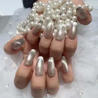 ネイル CC  NaNa ワンホンネイル🌙Nのネイルデザイン