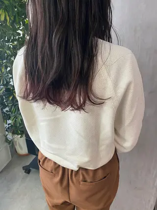 セミロング カラー ヘアアレンジ stylist/蛯谷 珠里のヘアスタイル