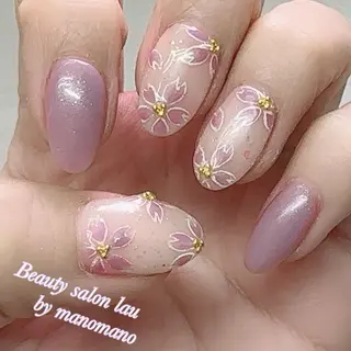 ネイル ラウバイマノマノ なかざとのネイルデザイン