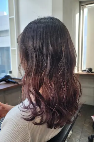 セミロング カラー S. ERIのヘアスタイル
