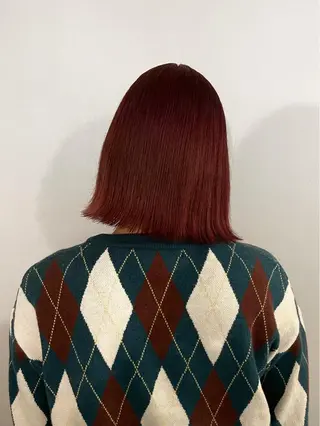 カラー ミルクティーベージュ ブリーチ🖤サヤカのヘアスタイル
