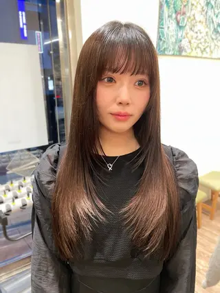 ロング 韓国／大宮／レイヤー 🤍AYA🤍のヘアスタイル