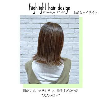 ミディアム カラー レディースヘア💫 加藤たいが🐯のヘアスタイル