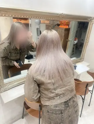 セミロング 🩵Lutia新宿 ヒイラギ🩵のヘアスタイル