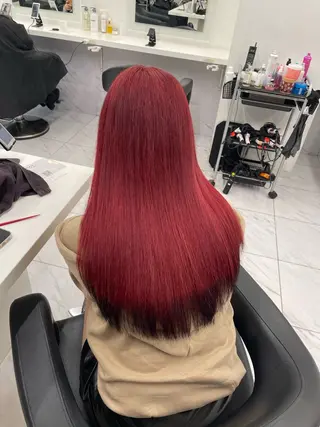 ロング カラー ヘアアレンジ 💗横浜美容室 💗HARUNAのヘアスタイル