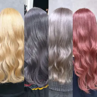 ロング カラー 韓国ヘア🇰🇷透明 感カラー/yui💞のヘアスタイル