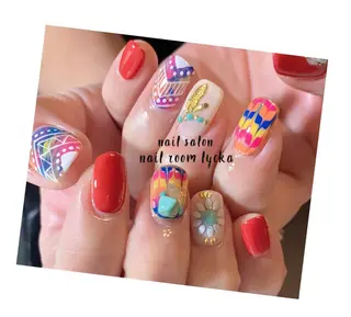 ネイル ﾈｲﾙﾙｰﾑﾘｯｶ 𝐦𝐚𝐲𝐮のネイルデザイン