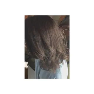 ミディアム 田淵 涼帆のヘアスタイル