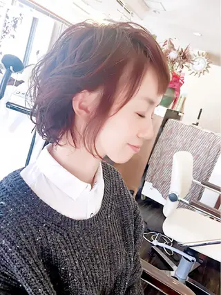 ミディアム nishimura makotoのヘアスタイル
