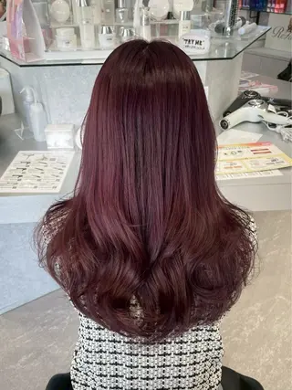 カラー 暖色カラー//了戒 美希//伊勢原のヘアスタイル