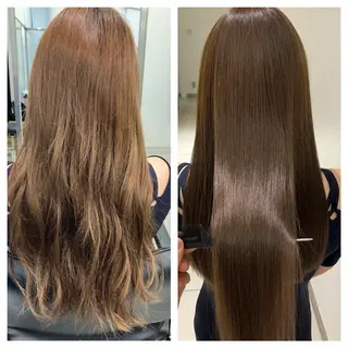 ロング カラー GOTODAY シェアサロン梅田NU茶屋町店所属・髪質改善/艶カラー 縮毛矯正/みほのヘアスタイル