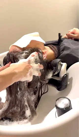 横浜ヘッドスパ／ パーマ／歩夢✨のヘアスタイル