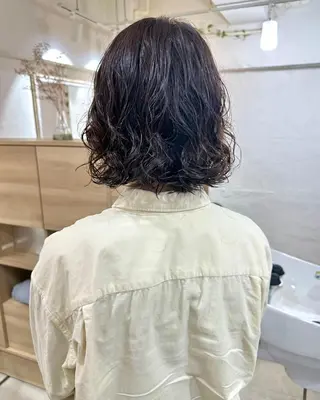 ショート カラー パーマ 銀座No.1髪質改善 縮毛矯正/本木のヘアスタイル