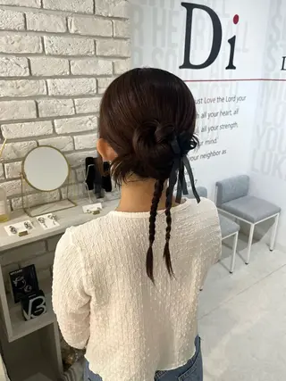 セミロング ヘアアレンジ Dityca...tia所属・りん/ 名古屋ヘアセットのヘアスタイル