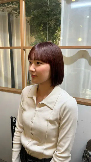 カラー MASHU Grandvase所属・めい/透明感カラー /似合わせカットのヘアスタイル