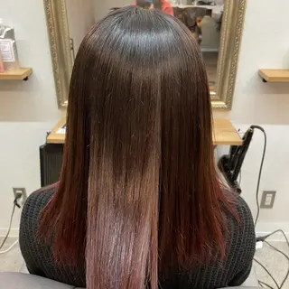 ミディアム 齋藤 真由のヘアスタイル