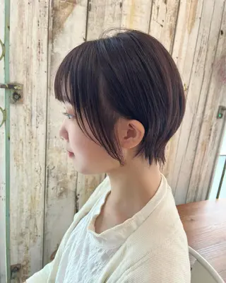 ショート カラー 髪質改善カラー☆ ヘアアレンジmiyuのヘアスタイル