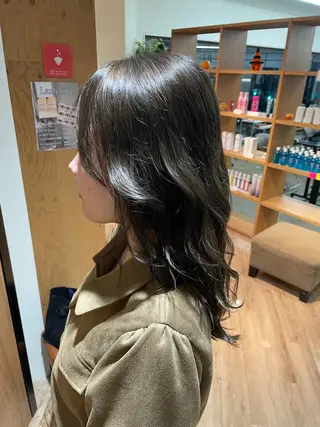 ロング 坂田 康介のヘアスタイル