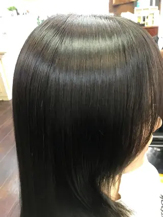 セミロング パーマ 桧山 真のヘアスタイル